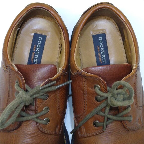 Dockers Shelter 90-3902 Pebbled Leather TPR Non-slip Outsole Men Size 10M Shoes - Picture 8 of 8